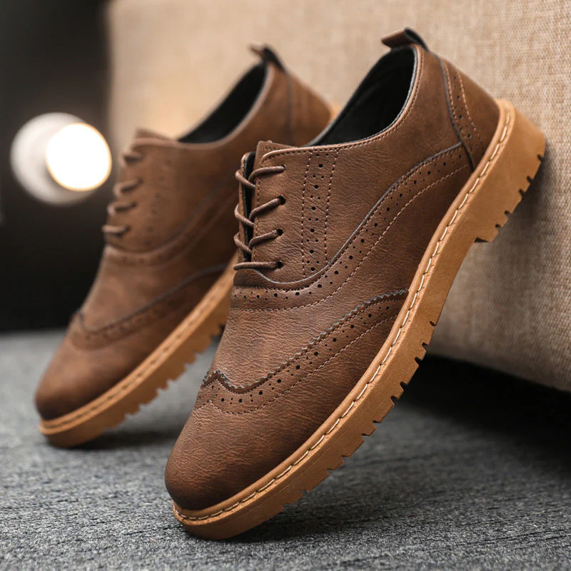 Herren Elegante Schnürschuhe Im Klassischen Design Heidi-Mode - Image 2