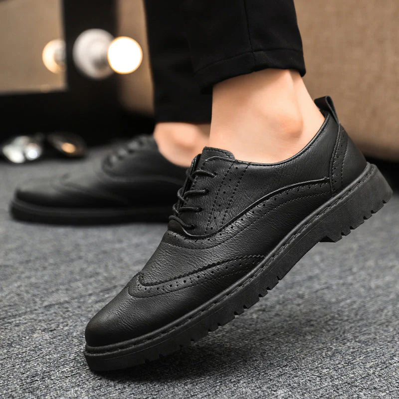Herren Elegante Schnürschuhe Im Klassischen Design Heidi-Mode - Image 6
