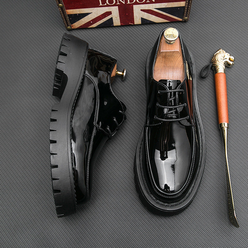 Herren Elegante Schnürschuhe mit stabiler Profilsohle und klassischem Design Heidi Mode - Image 2