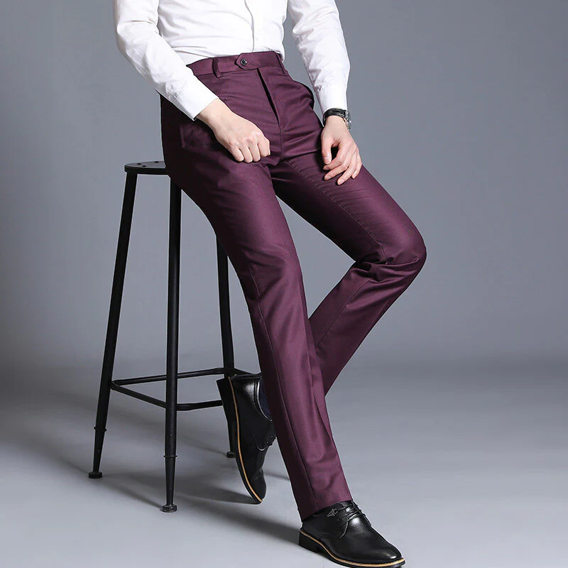 Herren elegante Slim-Fit Anzughose Heidi-Mode - Image 7