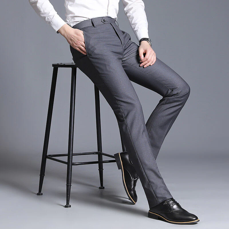 Herren elegante Slim-Fit Anzughose Heidi-Mode - Image 8