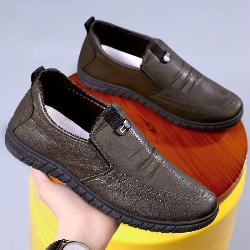 Herren Elegante Slip-On Mokassins mit rutschfester Sohle und hochwertigem Leder Heidi Mode - Image 2