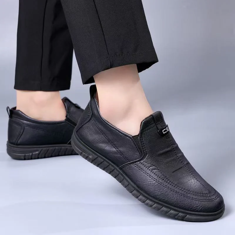 Herren Elegante Slip-On Mokassins mit rutschfester Sohle und hochwertigem Leder Heidi Mode - Image 4