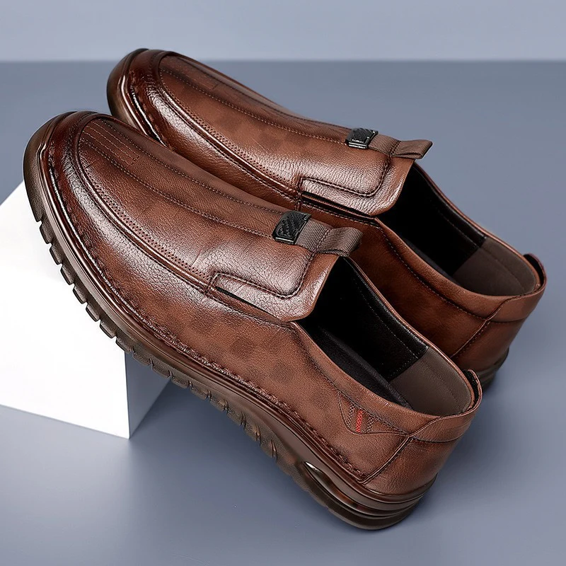 Herren Elegante Slip-On Schuhe aus qualitativ hochwertigem Leder Heidi Mode - Image 2