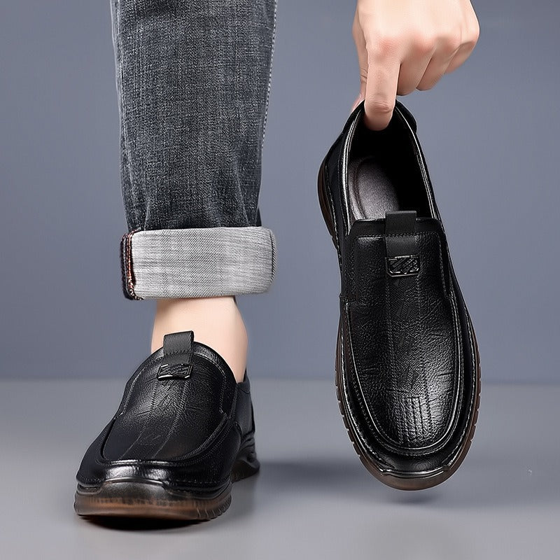 Herren Elegante Slip-On Schuhe aus qualitativ hochwertigem Leder Heidi Mode - Image 3