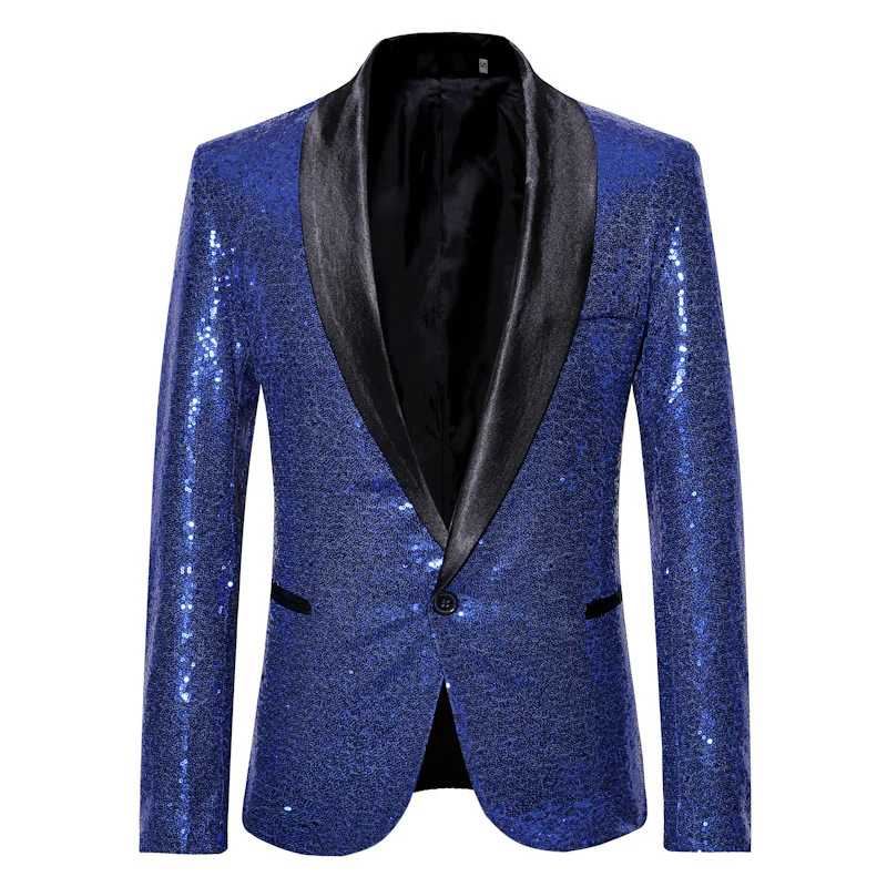 Herren eleganter Pailletten Blazer im modernen Schnitt Heidi-Mode - Image 2