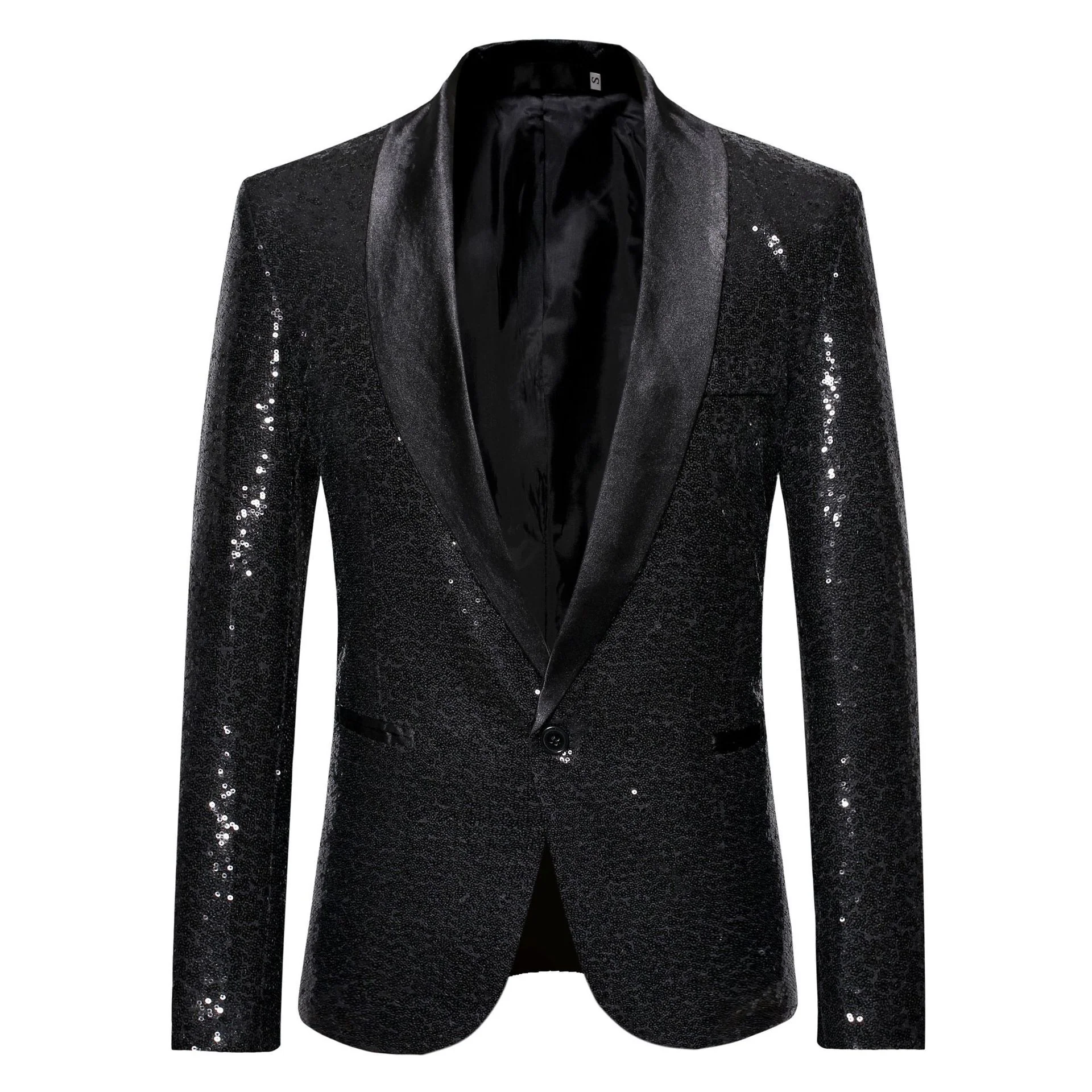 Herren eleganter Pailletten Blazer im modernen Schnitt Heidi-Mode - Image 4