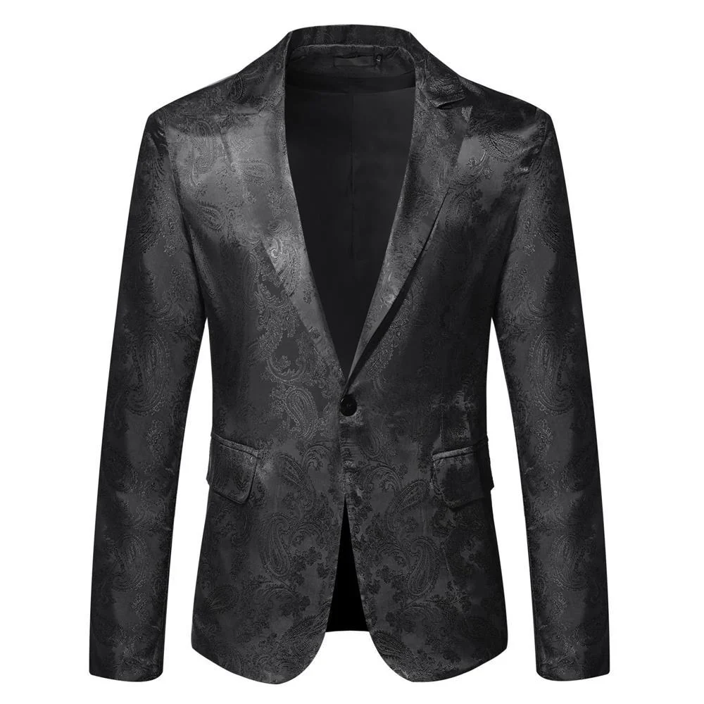 Herren festlicher Blazer mit kunstvollem Muster Heidi-Mode - Image 4