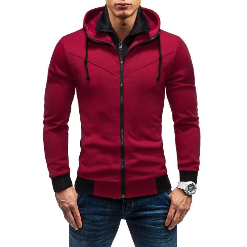 Herren Fleece-Kapuzenjacke mit stylischem Design und praktischen Taschen Heidi-Mode - Image 3
