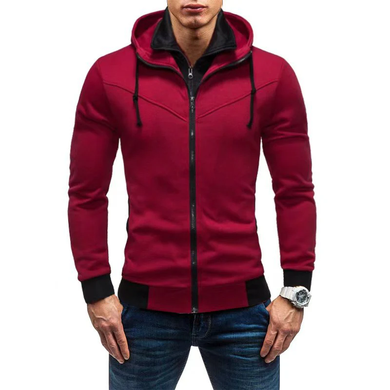 Herren Fleece-Kapuzenjacke mit stylischem Design und praktischen Taschen Heidi-Mode - Image 9