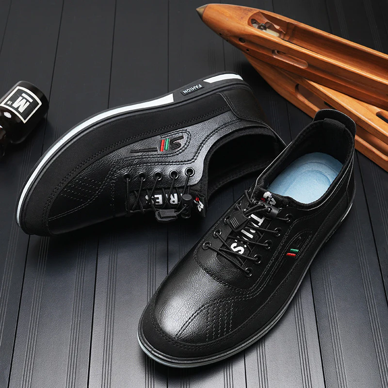 Herren Freizeit-Schnürschuhe mit innovativer Schnellschnürtechnologie und rutschfester Sohle Heidi Mode - Image 7