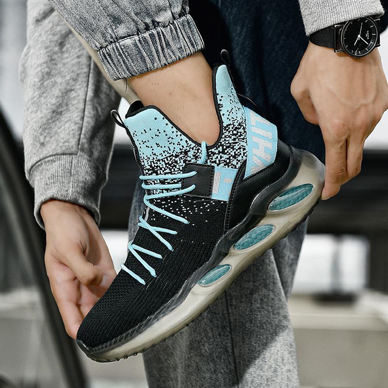 Herren Hochleistungs Basketball Sneakers mit atmungsaktivem Obermaterial Heidi Mode - Image 3