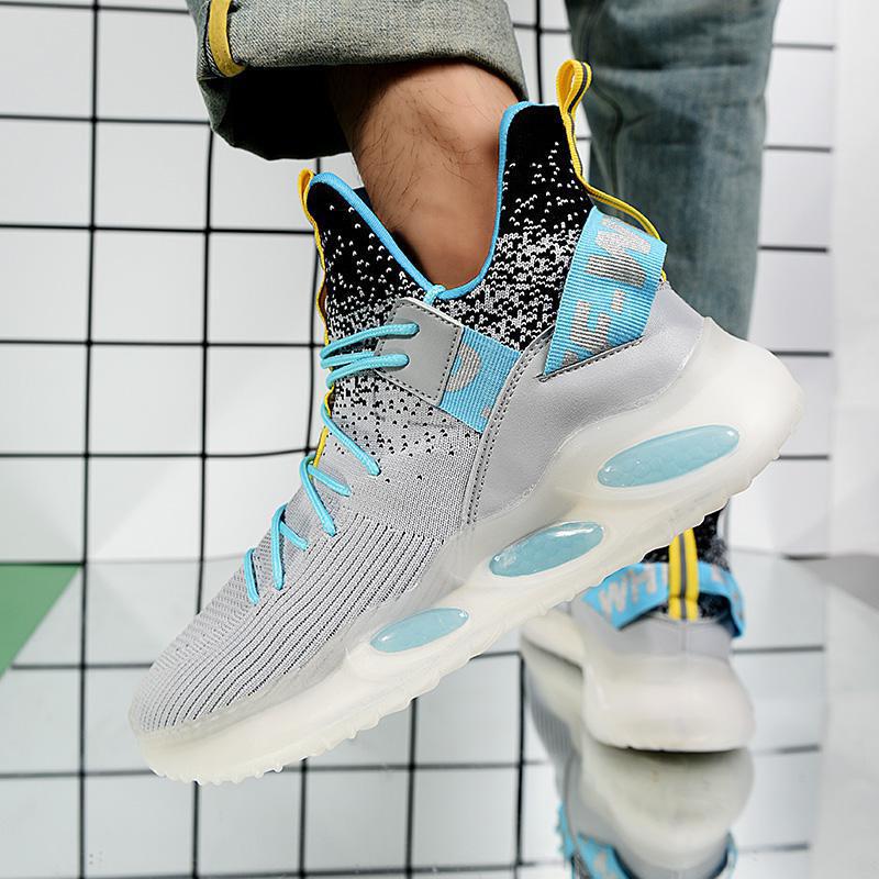 Herren Hochleistungs Basketball Sneakers mit atmungsaktivem Obermaterial Heidi Mode - Image 5