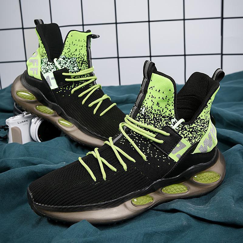 Herren Hochleistungs Basketball Sneakers mit atmungsaktivem Obermaterial Heidi Mode - Image 7
