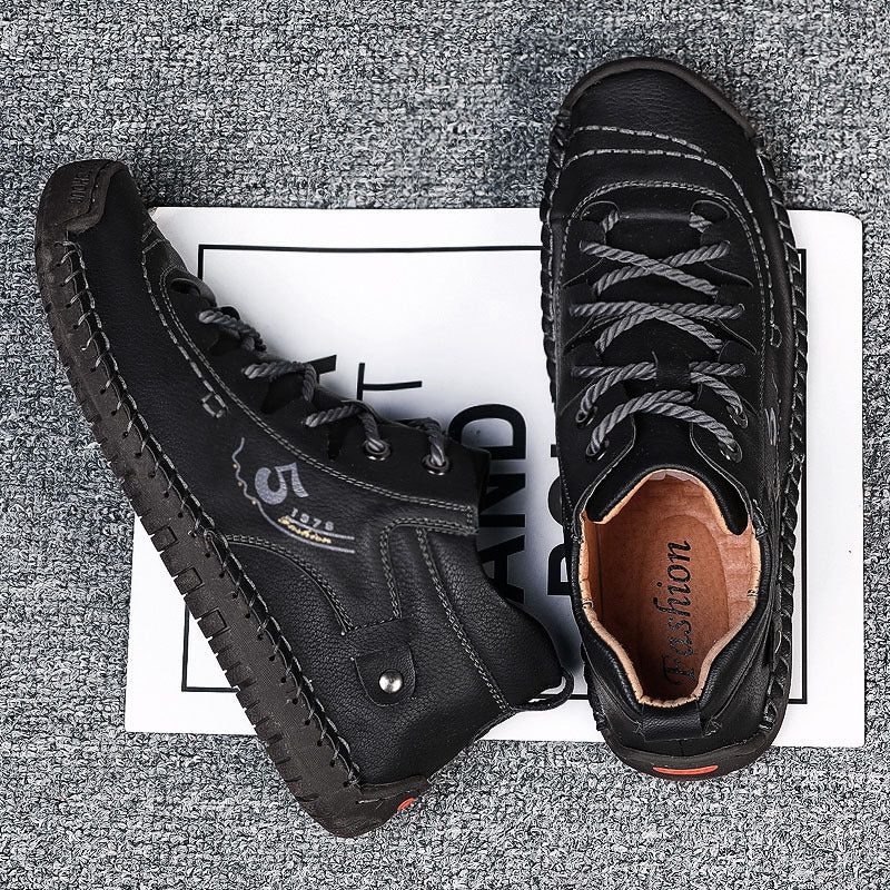 Herren Hochwertige und flexible Schnürboots mit rutschfester Sohle Heidi Mode - Image 2