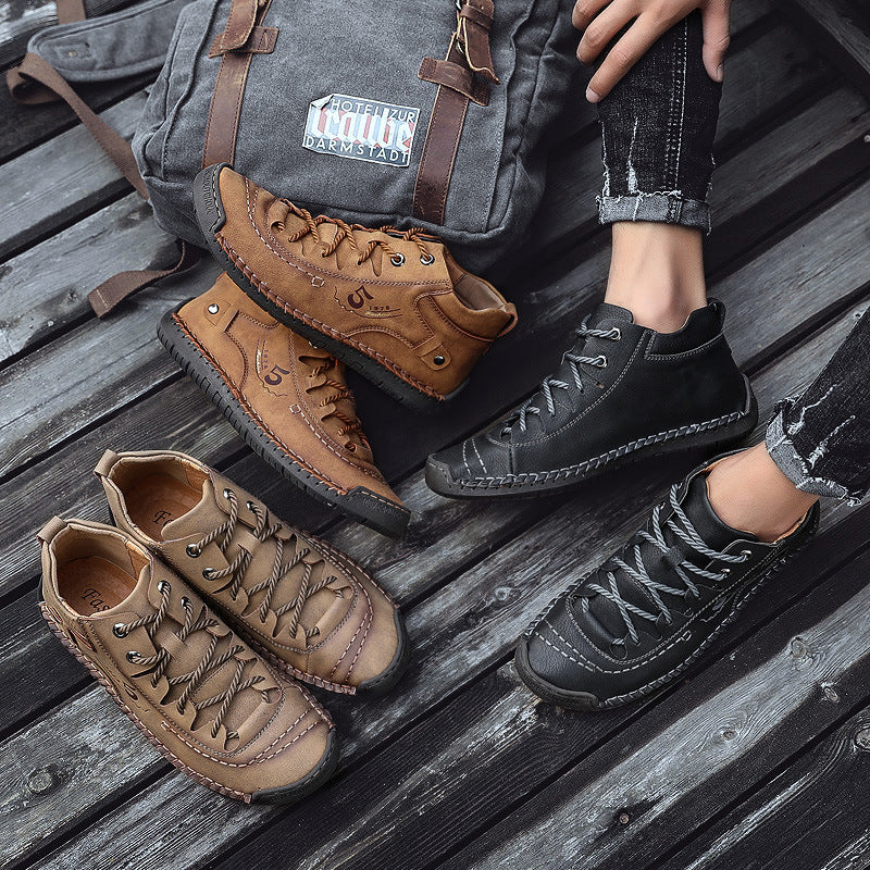 Herren Hochwertige und flexible Schnürboots mit rutschfester Sohle Heidi Mode - Image 3