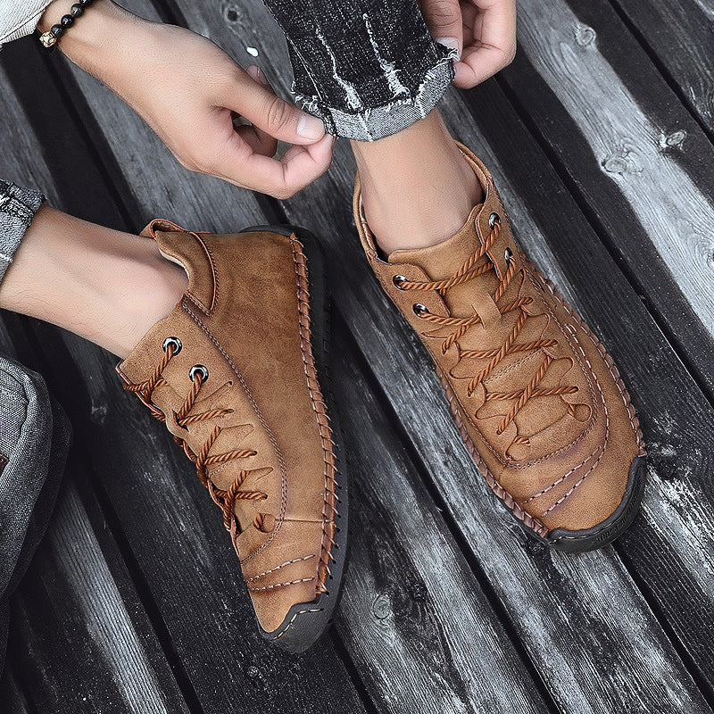 Herren Hochwertige und flexible Schnürboots mit rutschfester Sohle Heidi Mode - Image 4
