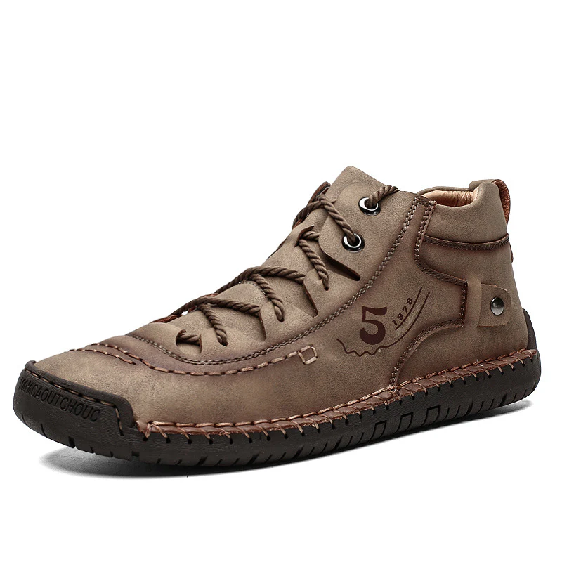 Herren Hochwertige und flexible Schnürboots mit rutschfester Sohle Heidi Mode - Image 7