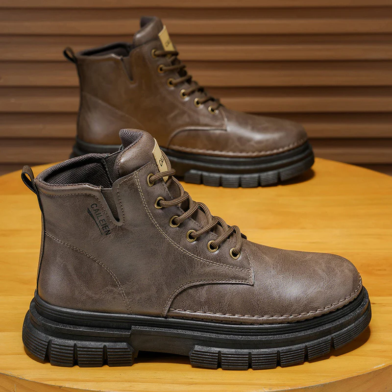 Herren Höhenverstellbare Stiefel mit rutschfester Sohle und warmem Innenfutter Heidi Mode - Image 2