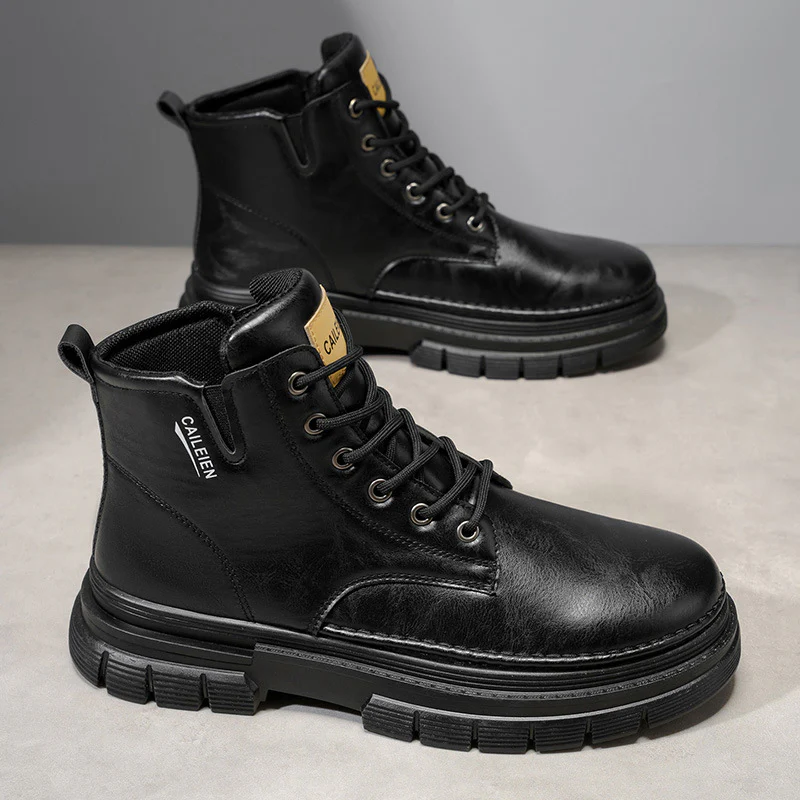 Herren Höhenverstellbare Stiefel mit rutschfester Sohle und warmem Innenfutter Heidi Mode - Image 3
