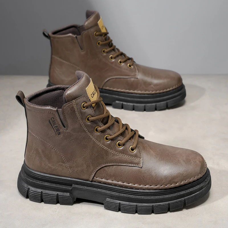 Herren Höhenverstellbare Stiefel mit rutschfester Sohle und warmem Innenfutter Heidi Mode - Image 4