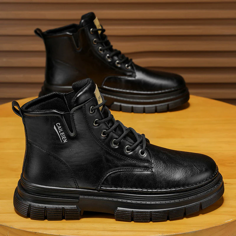 Herren Höhenverstellbare Stiefel mit rutschfester Sohle und warmem Innenfutter Heidi Mode - Image 6