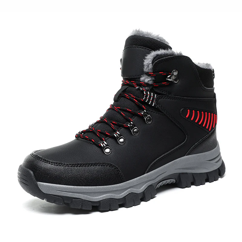 Herren isolierte Winterwanderstiefel mit rutschfester Profilsohle und atmungsaktivem Obermaterial Heidi Mode - Image 6