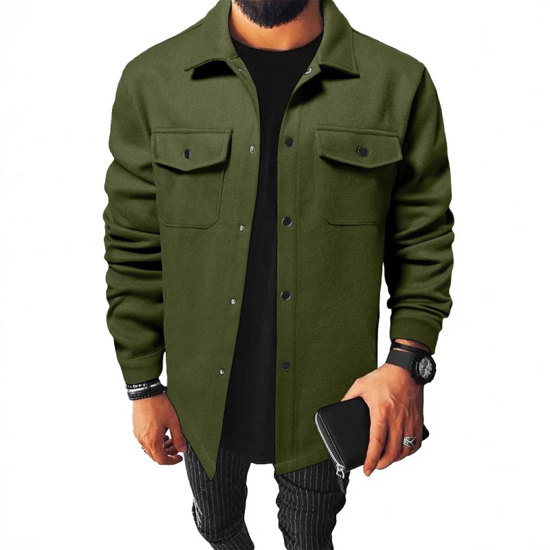 Herren Jackenhemd aus robustem Material mit praktischen Taschen Heidi-Mode - Image 4