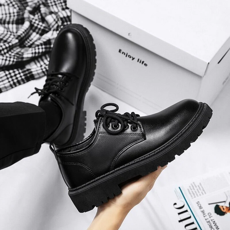 Herren Klassische Schnürschuhe mit verstärkter Sohle und zeitlosem Design Heidi Mode - Image 2