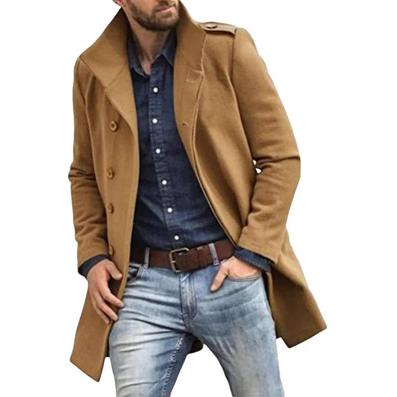 Herren klassischer Trenchcoat mit modernem Schnitt Heidi-Mode - Image 4