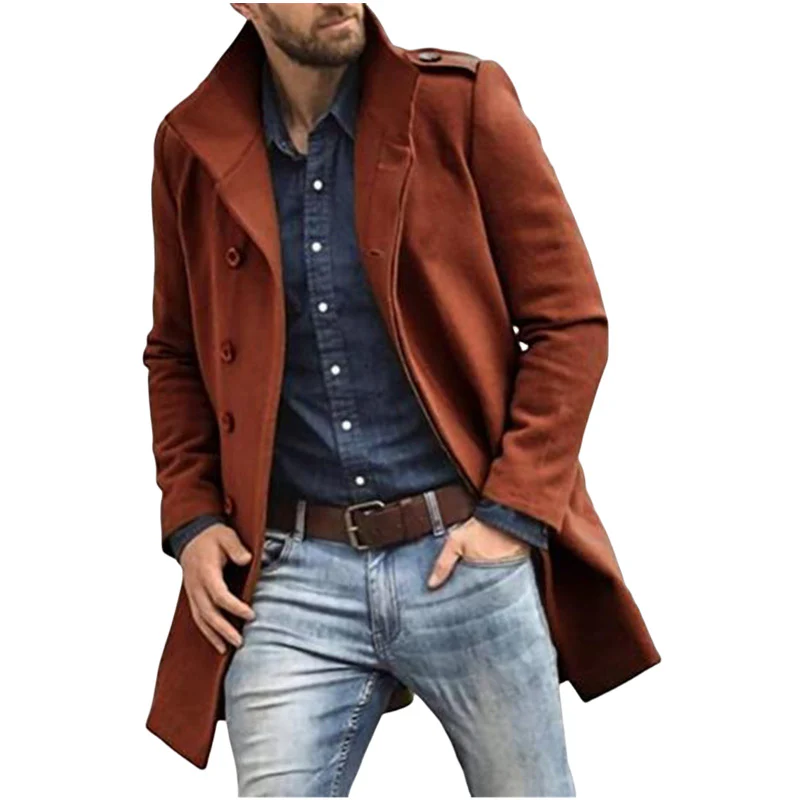 Herren klassischer Trenchcoat mit modernem Schnitt Heidi-Mode - Image 5