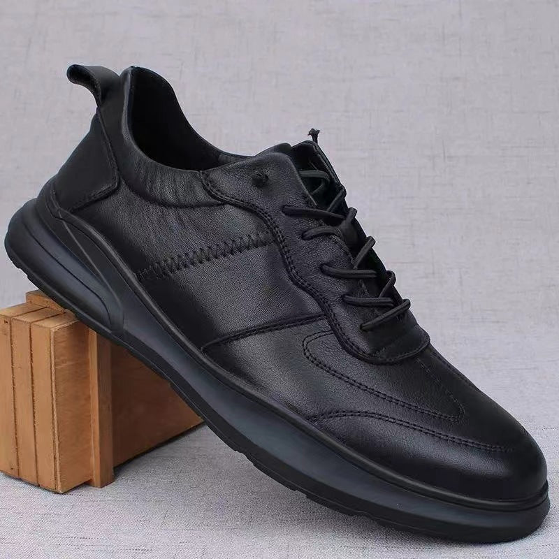 Herren Komfortable Leder Sneakers Heidi Mode - Image 4
