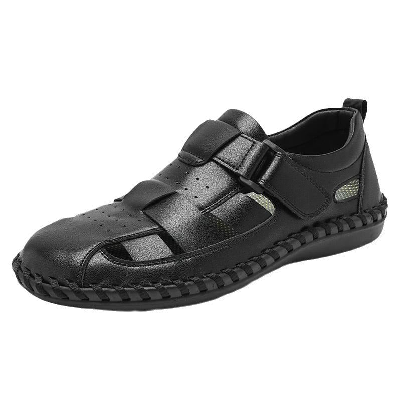 Herren Komfortable Ledersandalen mit verstellbarem Riemensystem Heidi Mode - Image 5