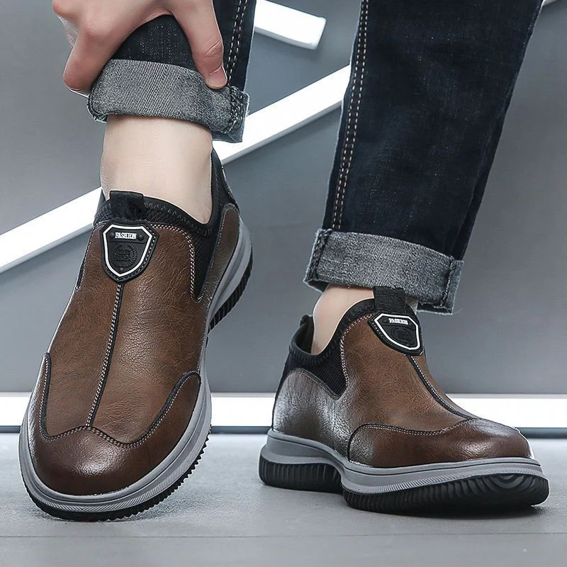 Herren Komfortable Slip-On Freizeitschuhe mit atmungsaktiver Mesh-Oberfläche Heidi Mode - Image 2