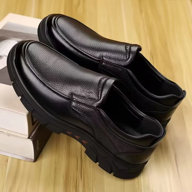 Herren Komfortable Slip-On Schnürschuhe mit rutschfester Laufsohle Heidi Mode - Image 3