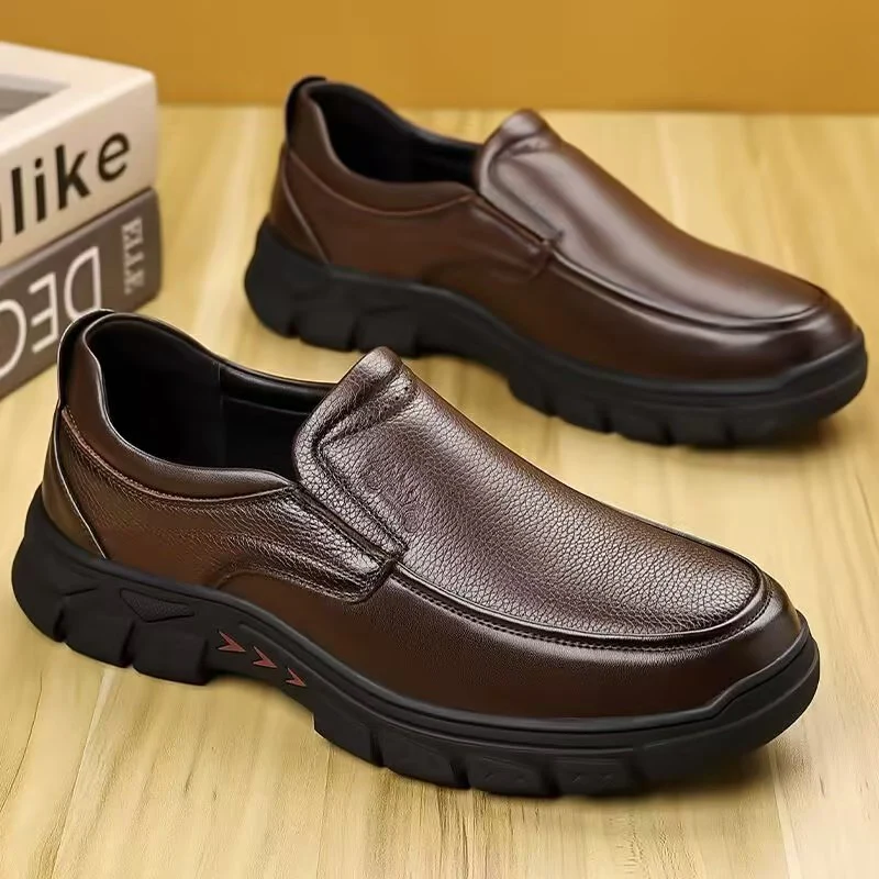 Herren Komfortable Slip-On Schnürschuhe mit rutschfester Laufsohle Heidi Mode - Image 4