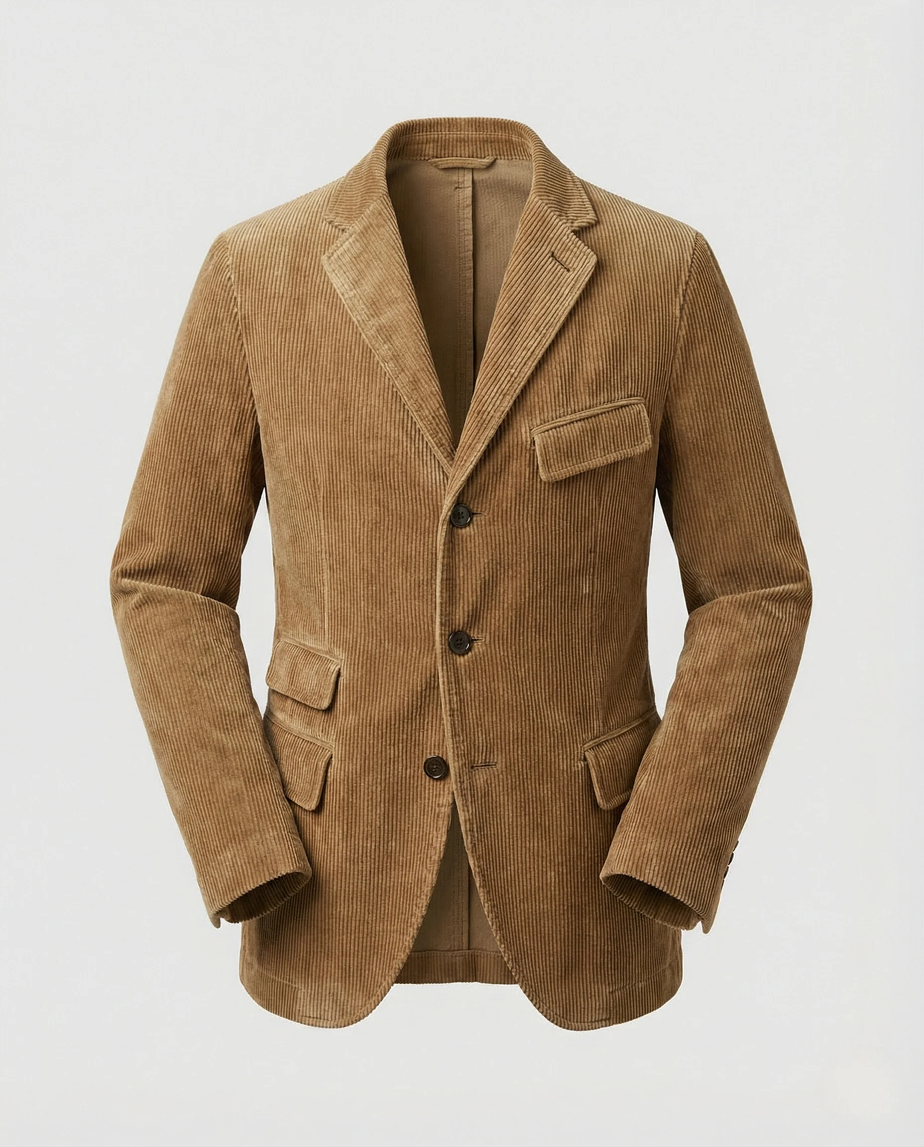 Herren Kordjacke mit aufgesetzten Taschen und klassischem Schnitt - Image 5
