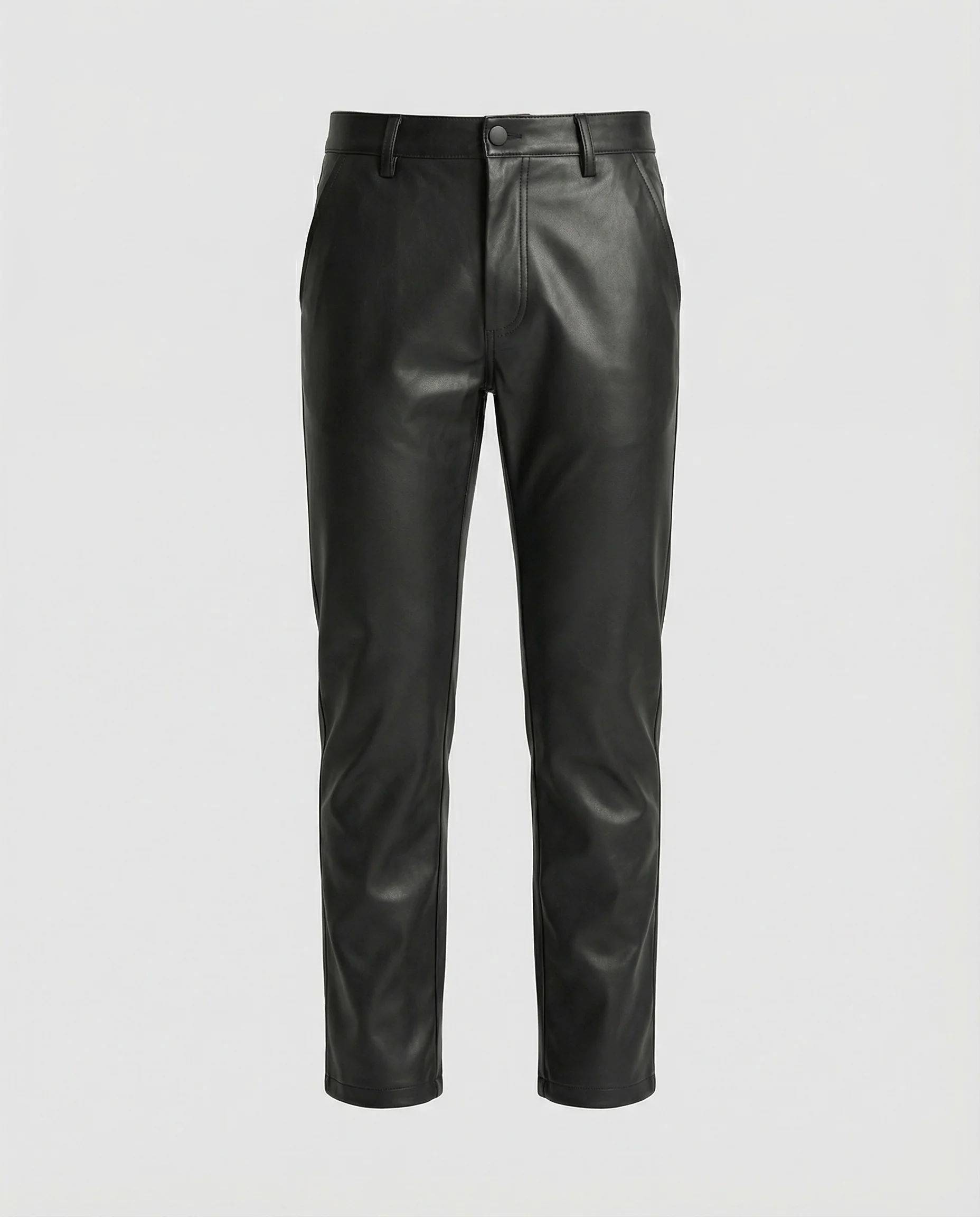Herren Kunstleder Hose schmal geschnitten - Image 5