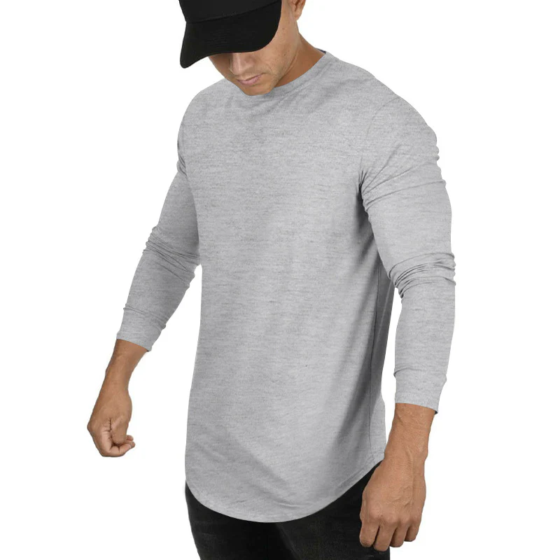Herren Langarmshirt mit innovativem Schnitt und atmungsaktiver Struktur Heidi-Mode - Image 11