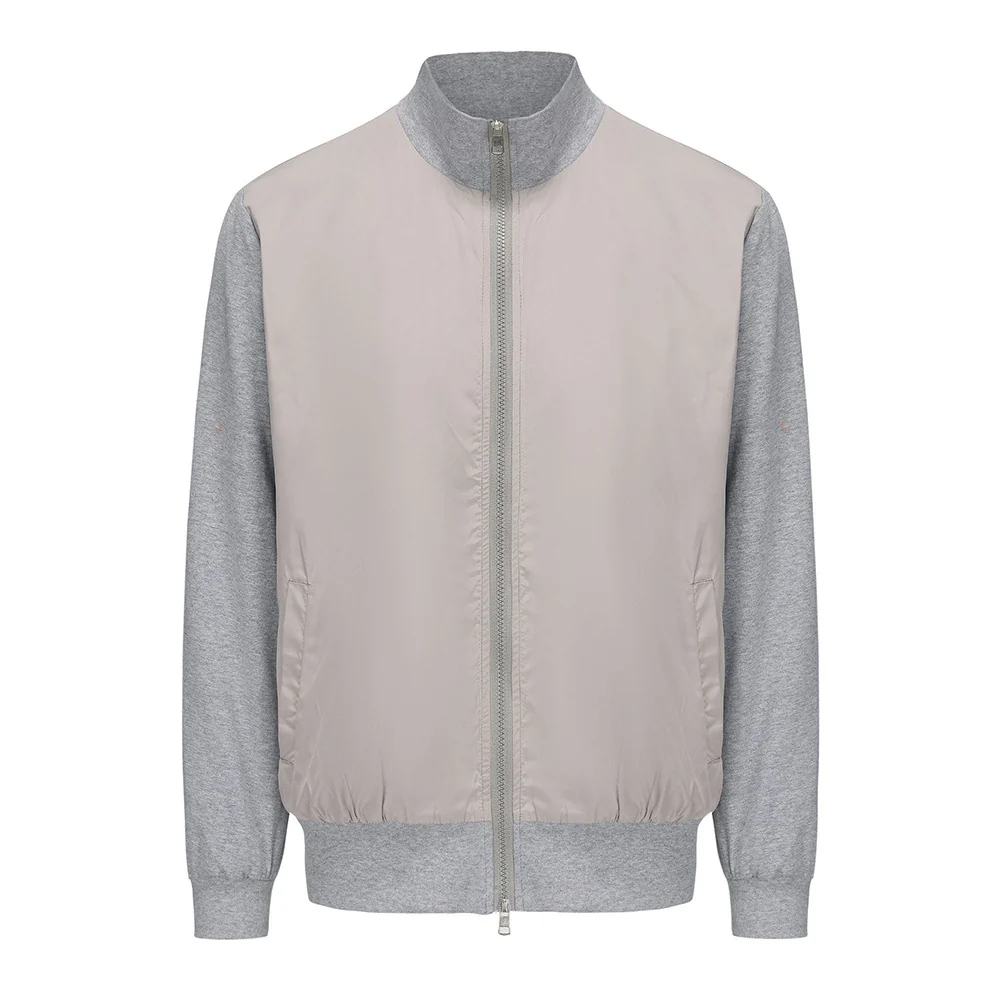 Herren lässige Sommerjacke im minimalistischen Design mit praktischen Reißverschlusstaschen Heidi-Mode - Image 4
