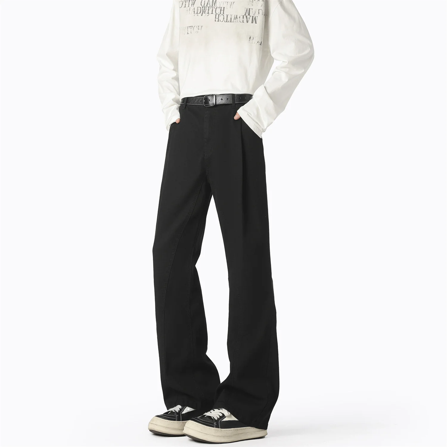 Herren lässige Weitbein-Hose mit elastischem Bund und praktischen Taschen Heidi-Mode - Image 2