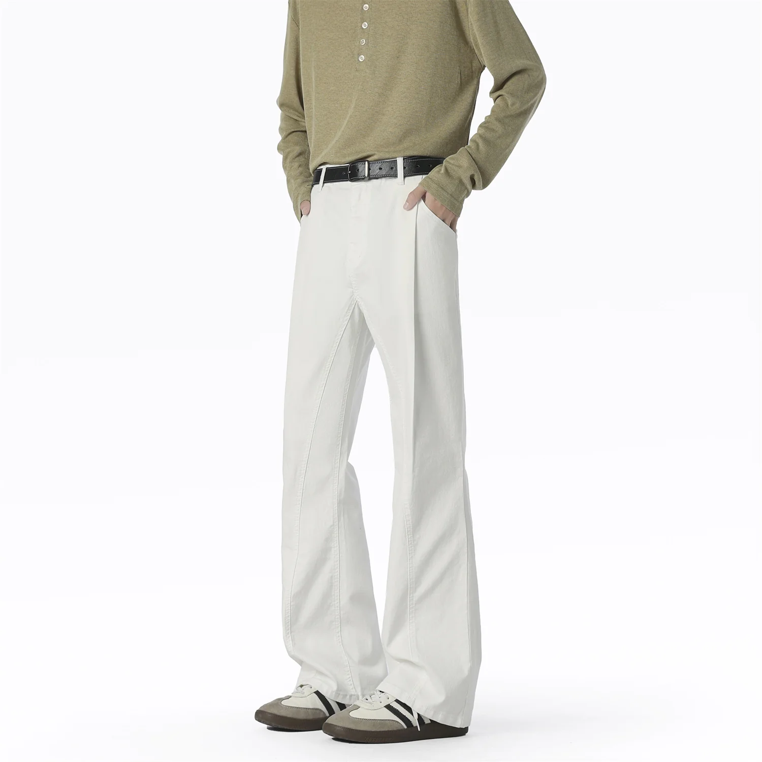 Herren lässige Weitbein-Hose mit elastischem Bund und praktischen Taschen Heidi-Mode - Image 3