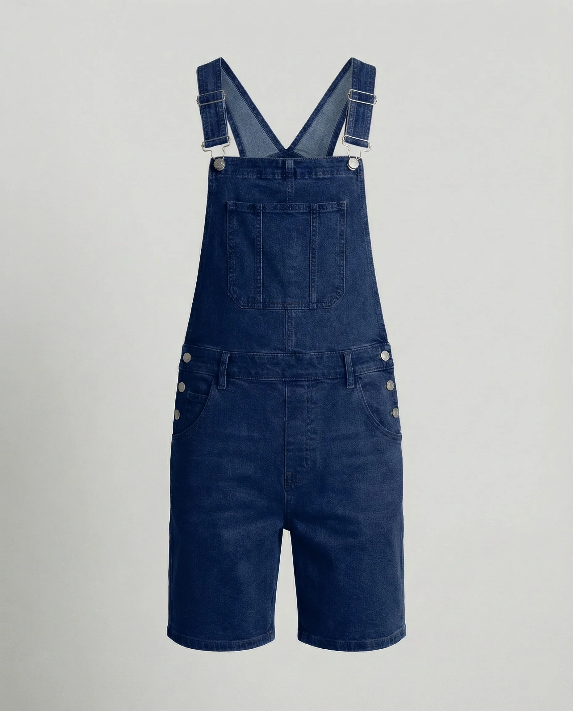 Herren Denim Latzshorts mit Taschen - Image 6