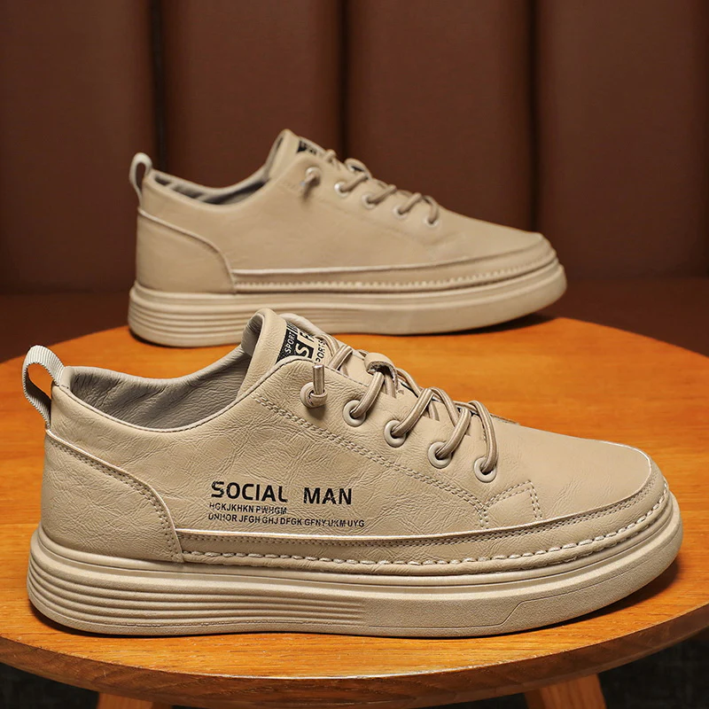 Herren Legere Lifestyle Sneakers mit robustem Sohlenprofil Heidi Mode - Image 7