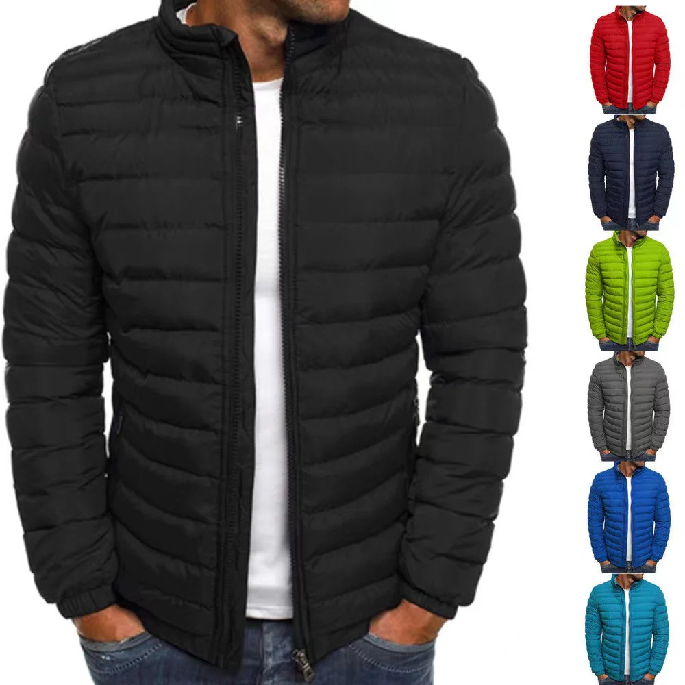 Herren leichte Steppjacke mit hohem Kragen und optimaler Isolierung Heidi-Mode - Image 4
