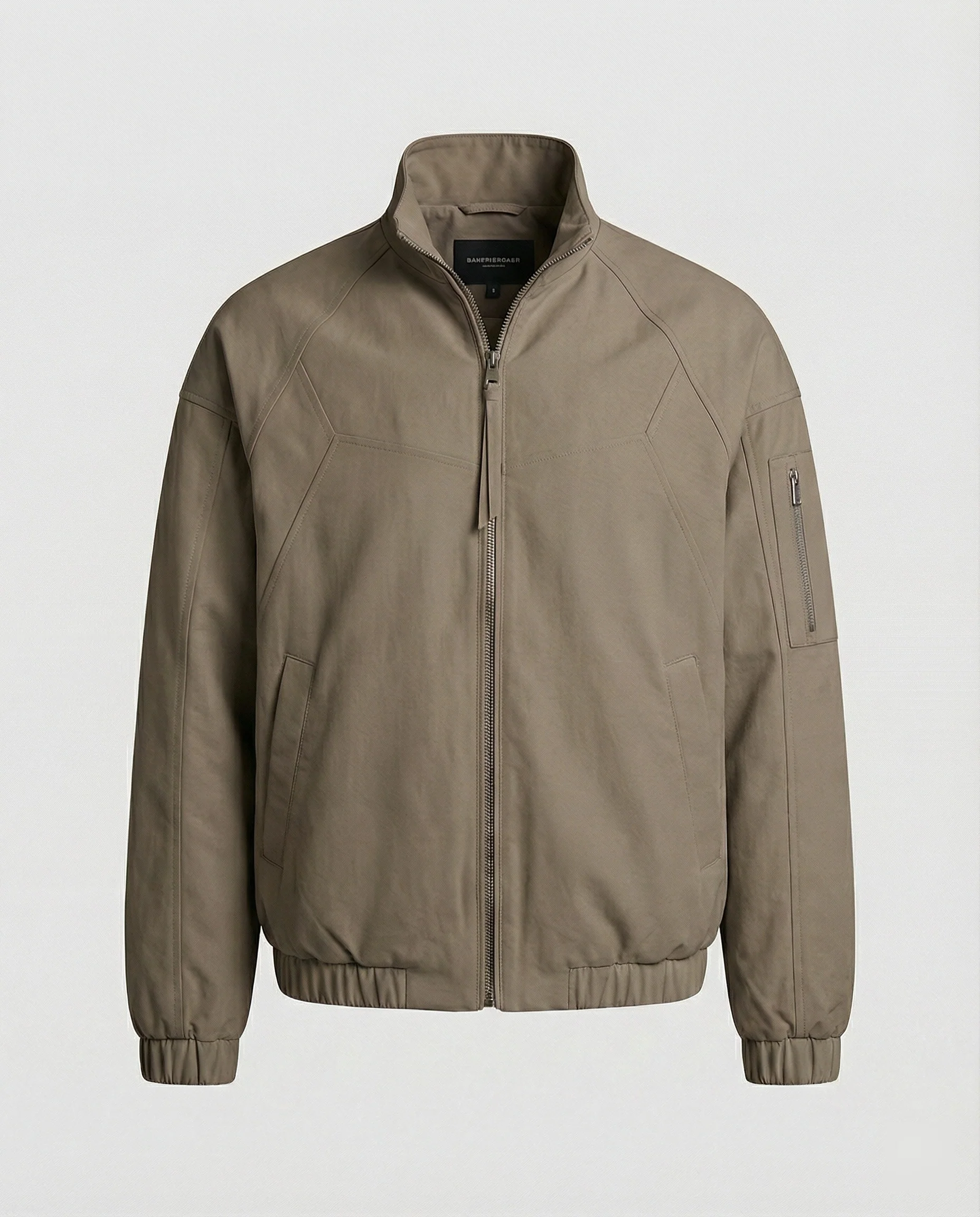 Herren leichter funktionaler Blouson mit Raglanärmeln, Zweiwege-Reißverschluss und Kordelzugsaum Heidi-Mode - Image 5