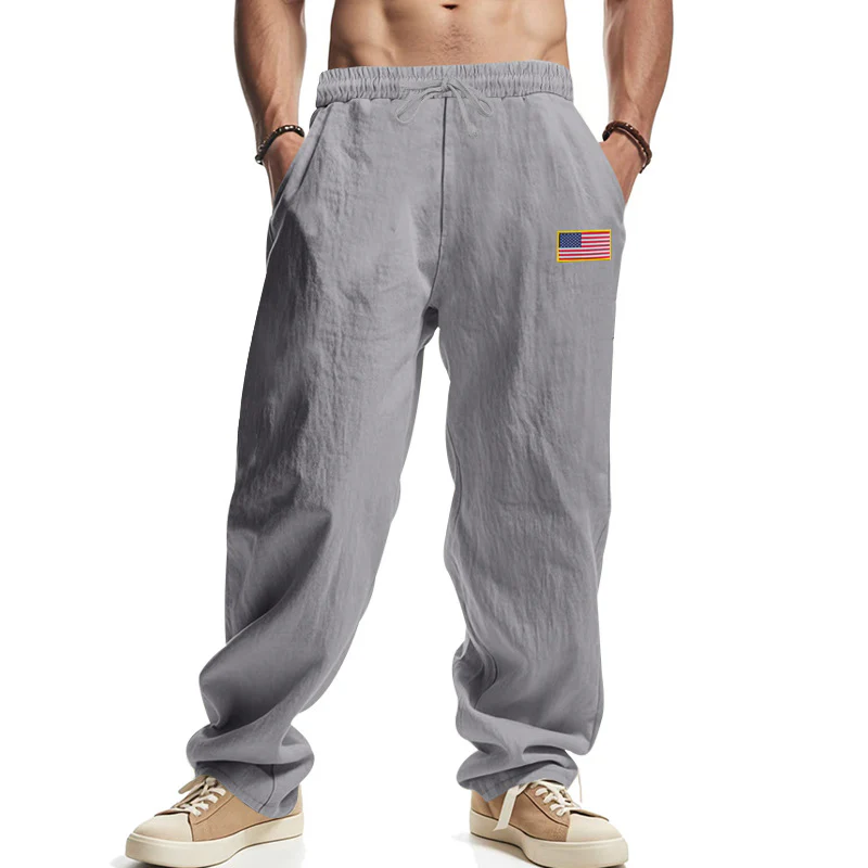 Herren lockere Freizeit-Hose mit elastischem Bund und seitlichen Taschen Heidi-Mode - Image 2