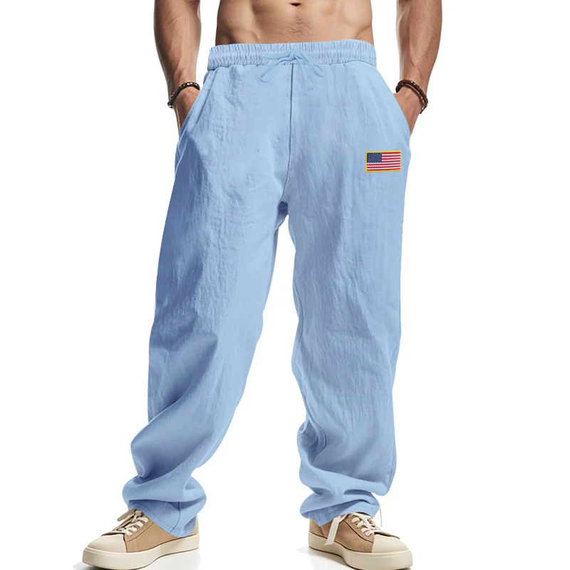Herren lockere Freizeit-Hose mit elastischem Bund und seitlichen Taschen Heidi-Mode - Image 3