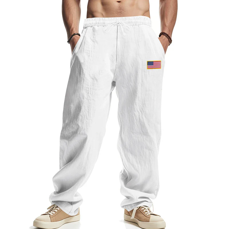 Herren lockere Freizeit-Hose mit elastischem Bund und seitlichen Taschen Heidi-Mode - Image 4
