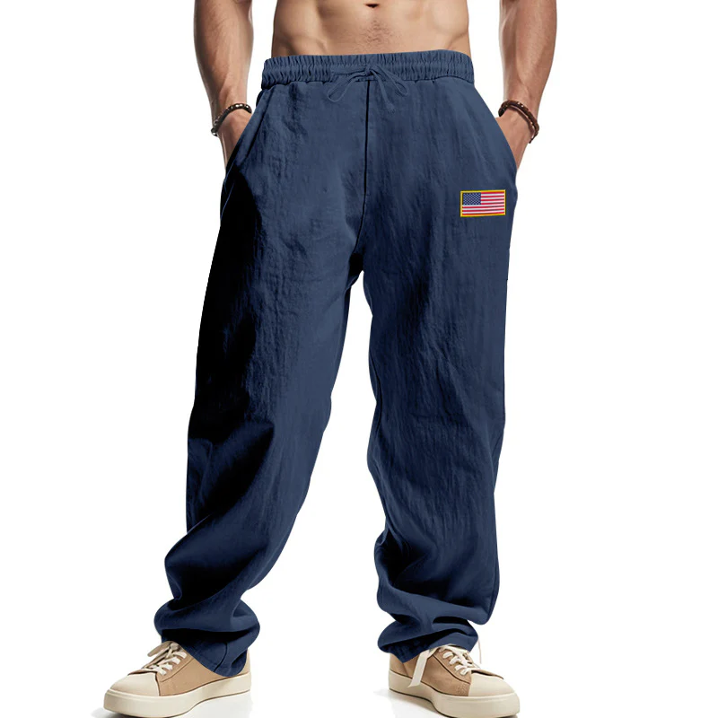 Herren lockere Freizeit-Hose mit elastischem Bund und seitlichen Taschen Heidi-Mode - Image 6